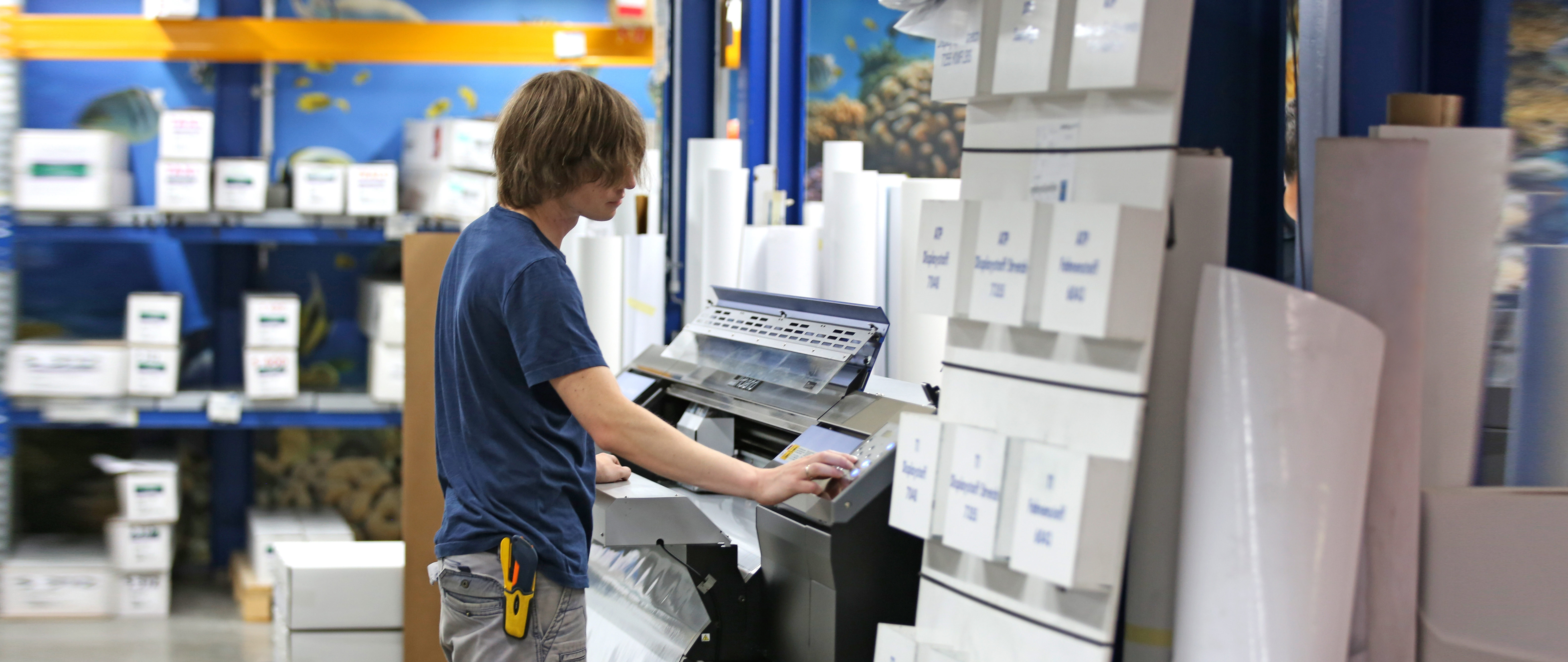 Foliendruck mit modernen Maschinen bei Stiefel Digitalprint