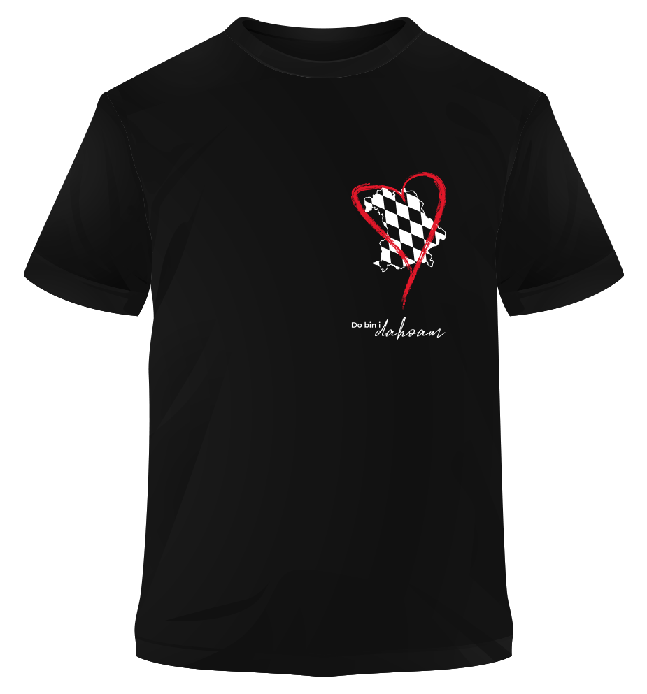 TShirt "Do bin i dahoam" Stiefel